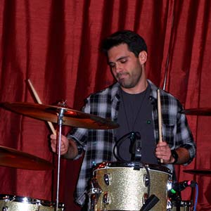 Man playing drums